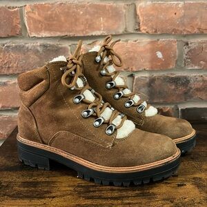 Lace up winter booties